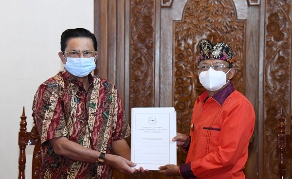 Gubernur Bali Harap MPR Dukung Percepatan Program Vaksinasi 70 Persen Masyarakat Bali