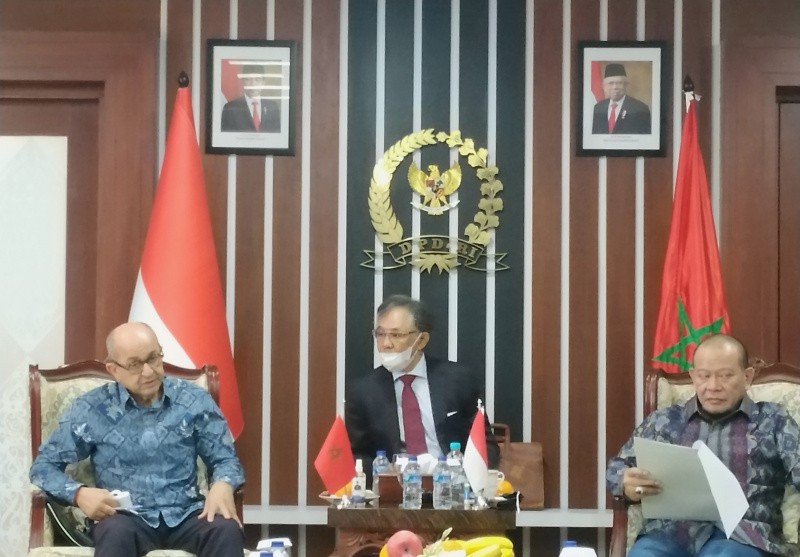 Ketua DPD Sambut Baik Tawaran Kerjasama Sepak Bola Dari Maroko