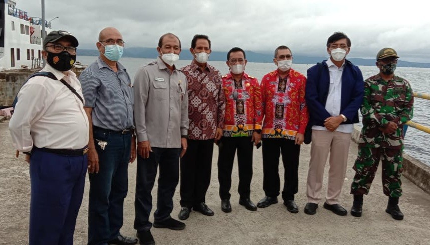 Tinjau Lokasi Ambon New Port, Nono Sampono : Warga Jangan Jadi Penonton