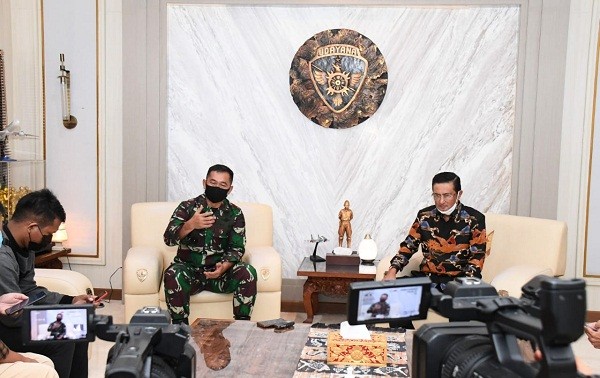 Fadel Muhammad Ajak Jajaran Kodam IX/Udayana Ikut Mengawal Empat Pilar MPR