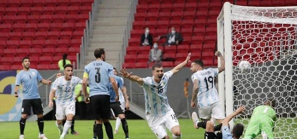 Menang tipis Atas Uruguay, Argentina Pimpin Grup A Copa America 2021