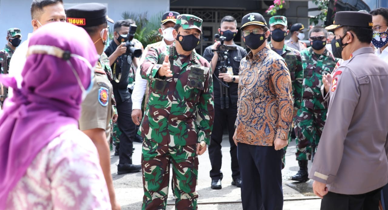 Panglima TNI : Kolaborasi 4 Pilar Dalam Penanganan Covid-19 Sangat Dibutuhkan