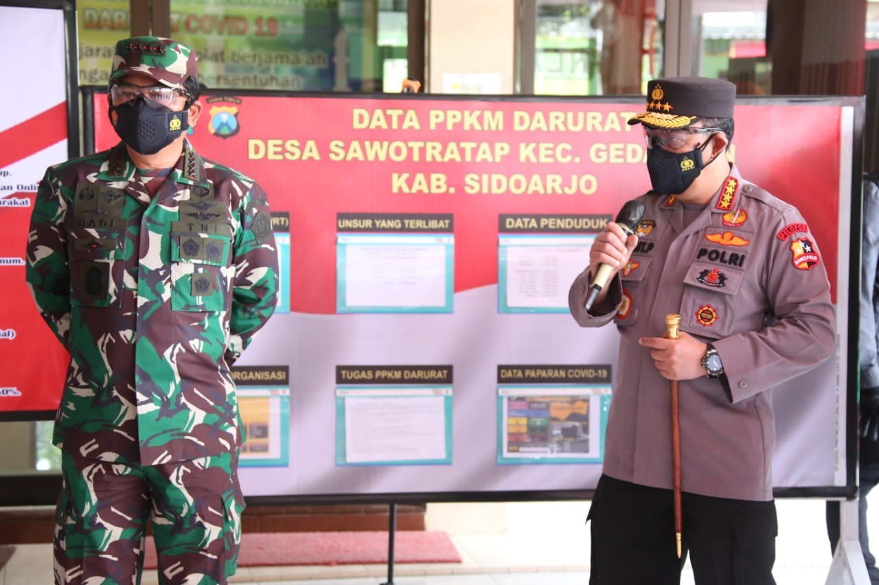 Kapolri Optimis Jawa Timur akan Mencapai Herd Immunity Akhir Agustus 2021
