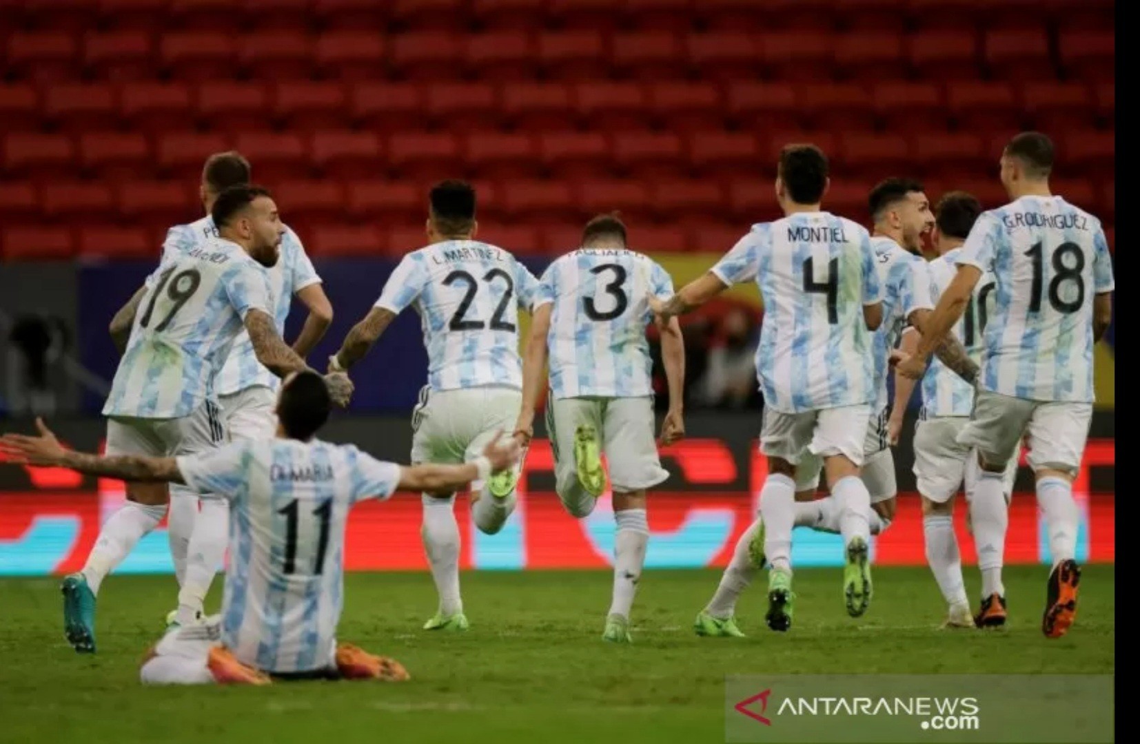 Kalahkan Brazil 1-0, Argentina Juara Copa Amerika