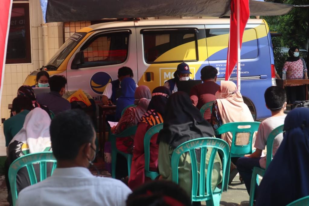 Mobil Vaksinasi NasDem Suntik 11 Ribu Lebih Warga