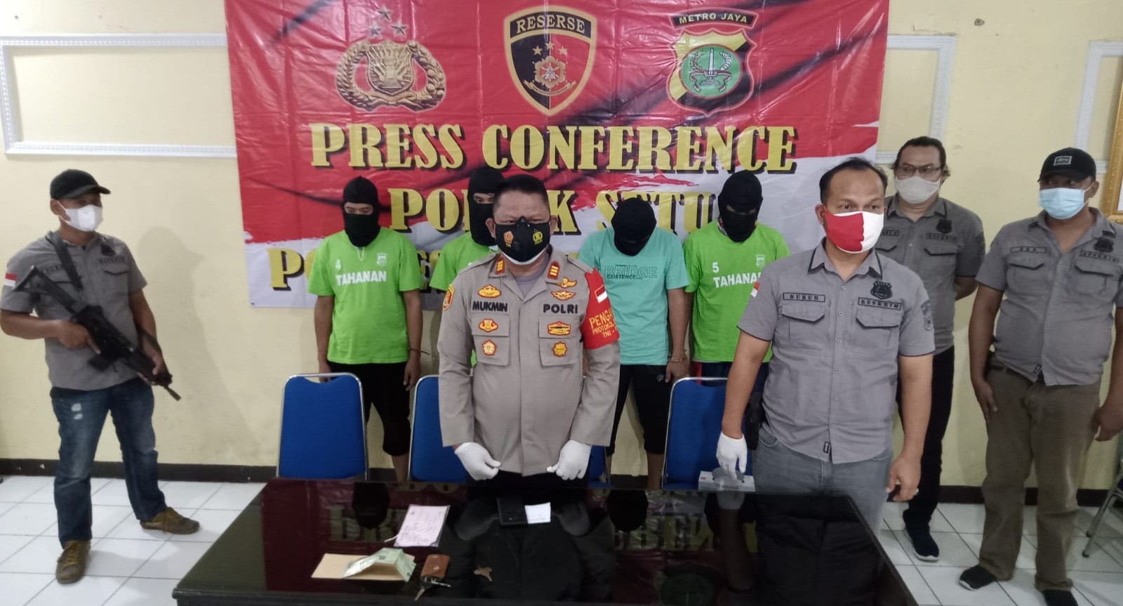 Reskrim Polsek Setu Gulung Komplotan Curanmor