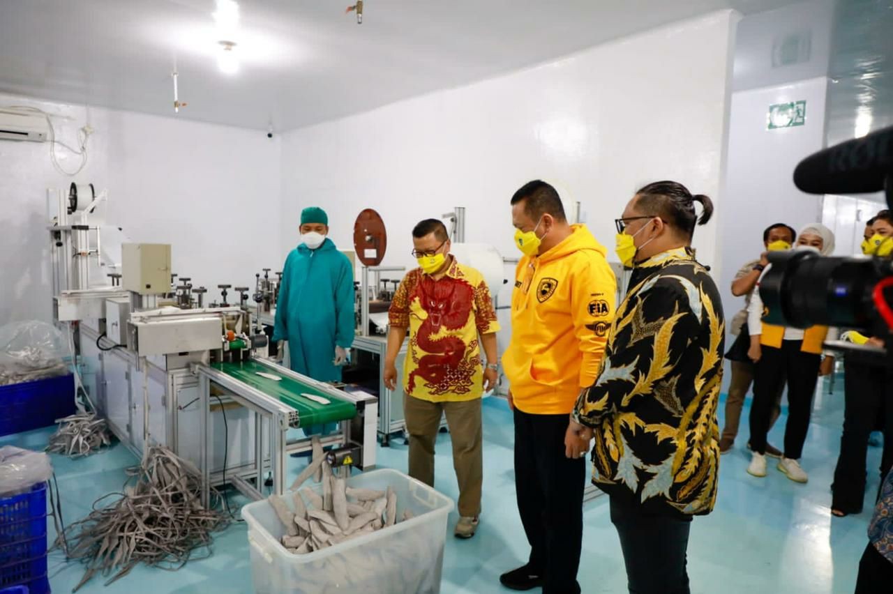 Bamsoet Dukung Produsen Masker Dalam Negeri