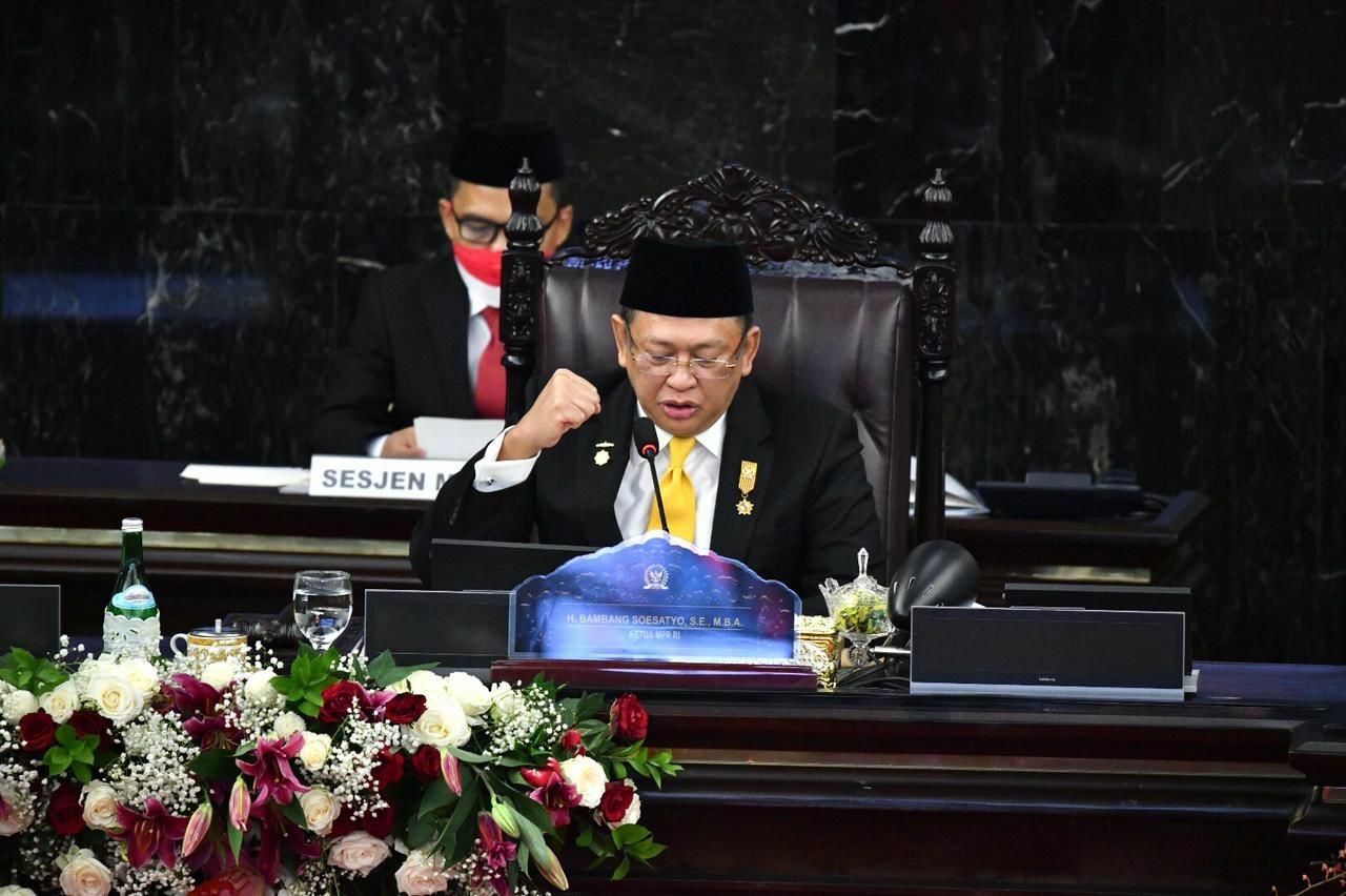Pidato Pembukaan Sidang Tahunan MPR RI, Ketua MPR Sampaikan Hal Ini