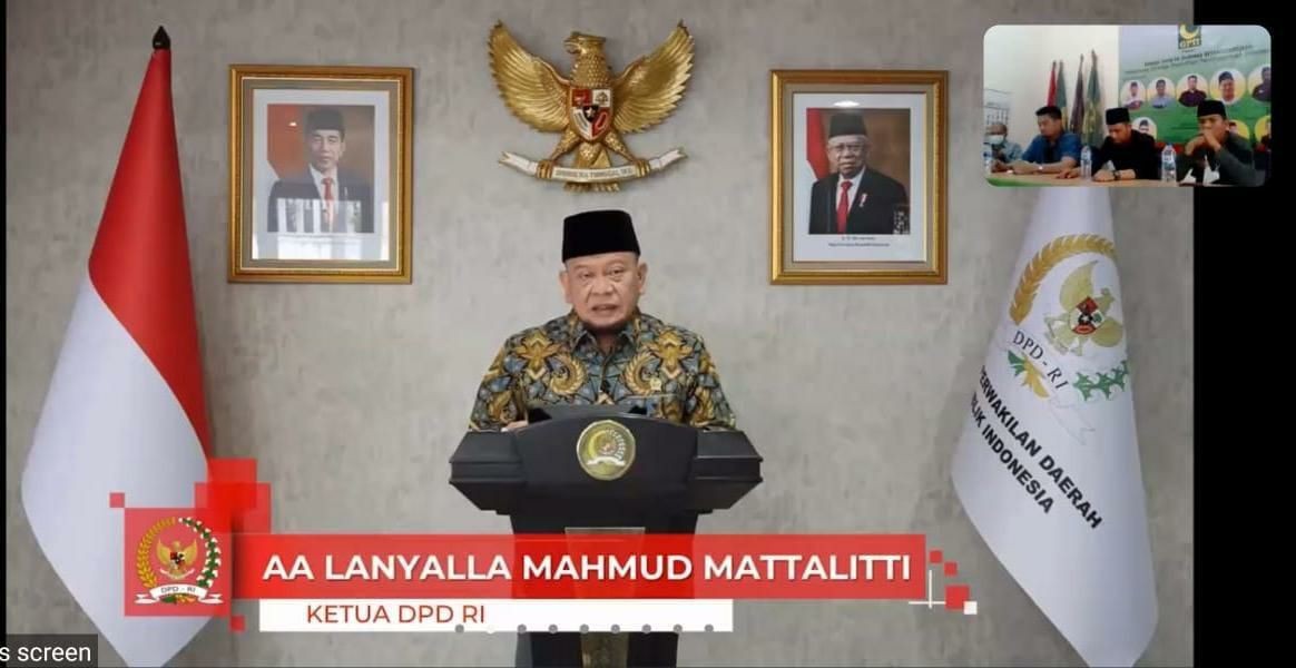 Di Webinar GPII, LaNyalla Bicara Pentingnya RI Punya Road Map Ketahanan Ekonomi di Era Disrupsi