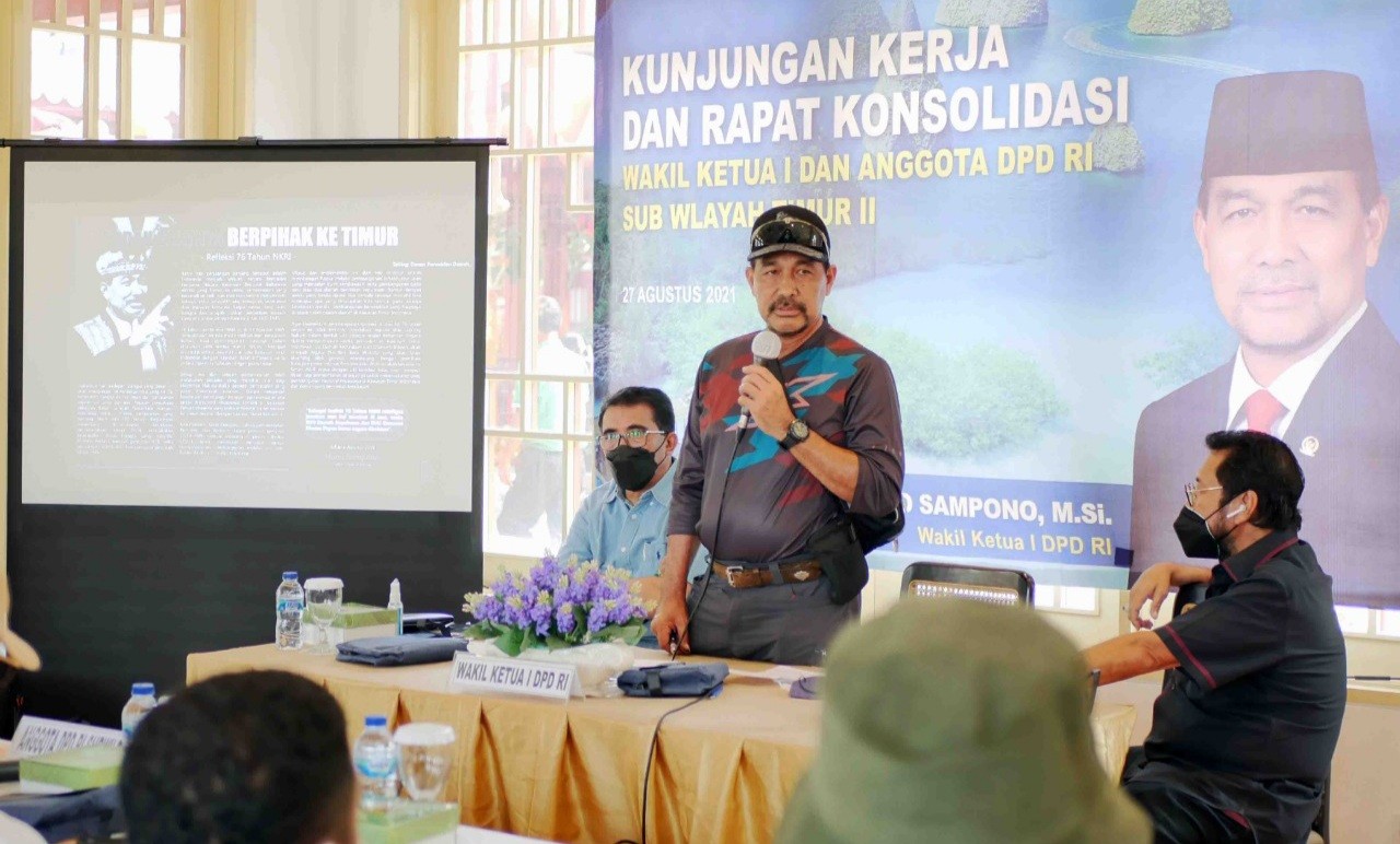 DPD RI Dorong Pemerintah Seimbangkan Pembangunan Kawasan Timur Indonesia