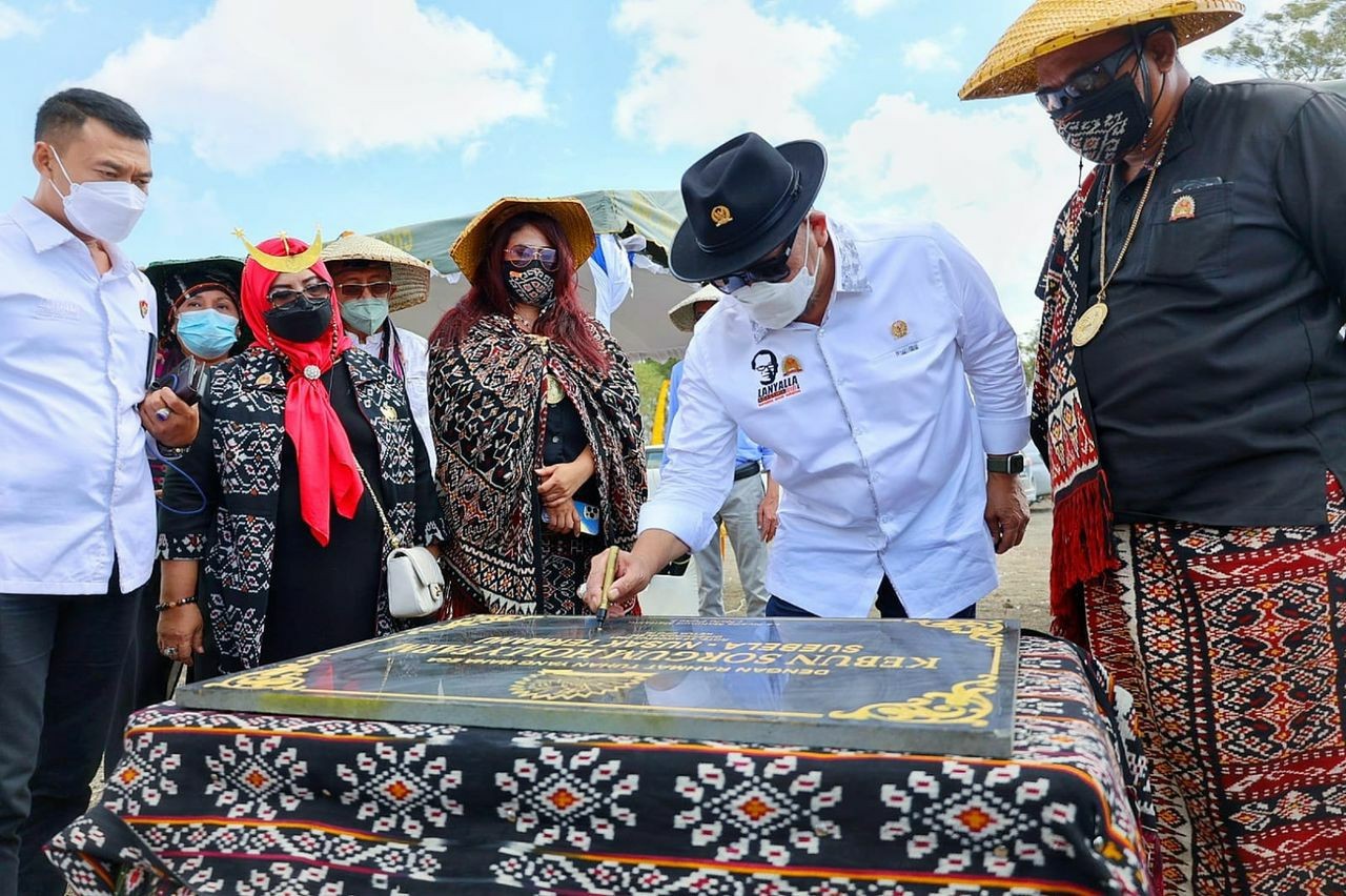 Tanam Sorgum di Rote Ndao, LaNyalla Minta Pangan Lokal Diperkuat