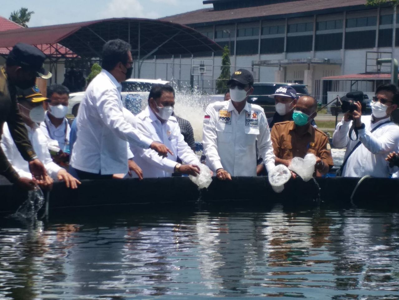 Komite II DPD RI Tinjau Tambak Udang Vaname di Aceh Timur