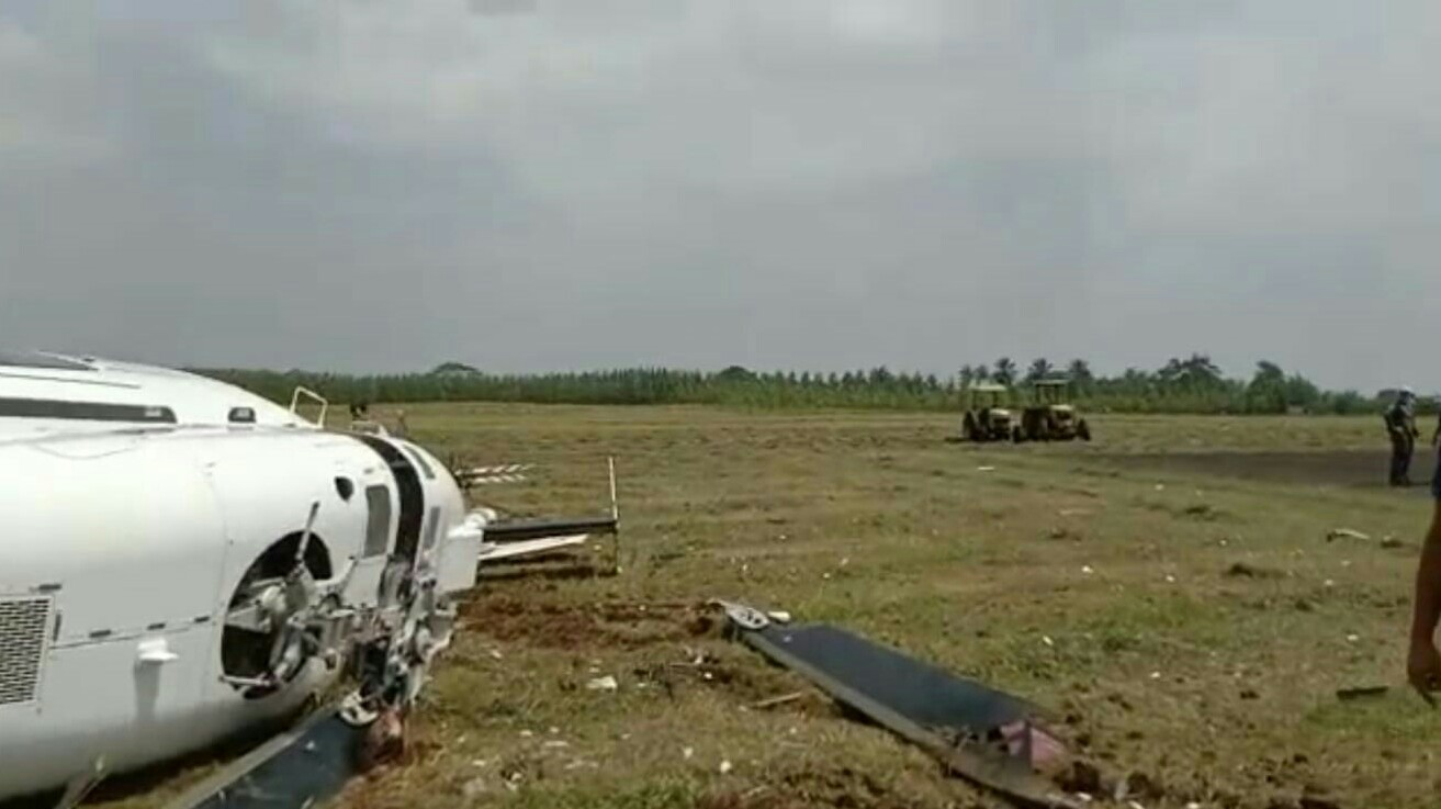 Helikopter Jatuh di Tangerang, Begini Nasib Dua Orang Awaknya