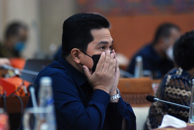 Raker Menteri BUMN dan Menteri Investasi