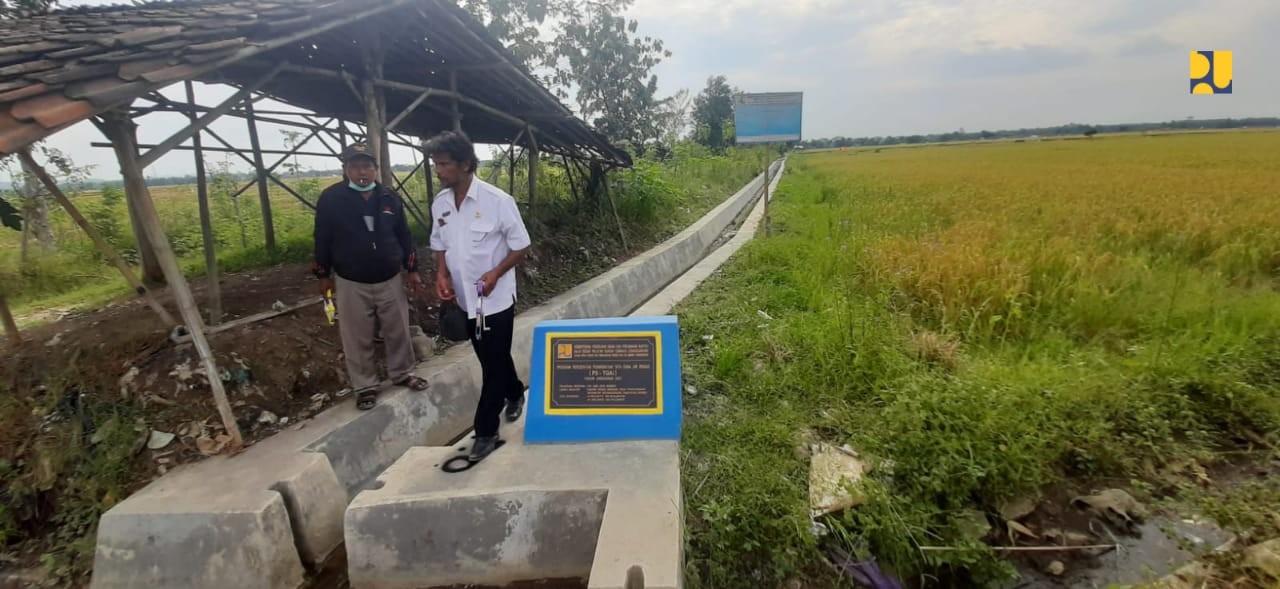 Optimalkan Fungsi Bendungan Kuningan, PUPR Bangun Jaringan Irigasi Tersier Cileunya
