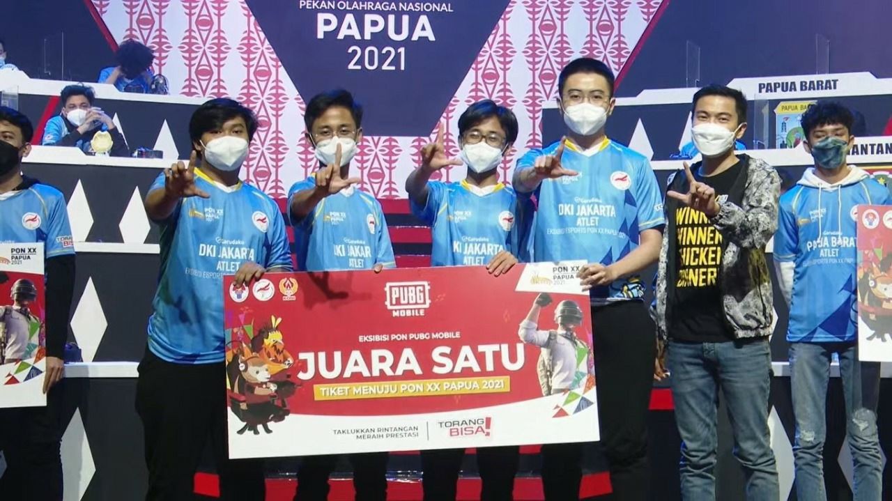 DKI Jakarta Sukses Rebut Emas PUBG Mobile di PON Papua 2021