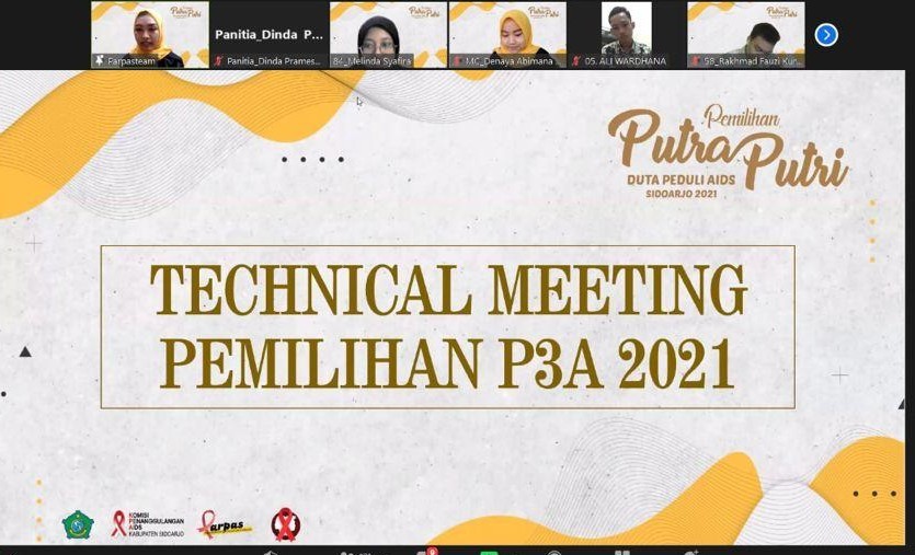 Antusias Ratusan Peserta Calon Duta Aids Sidoarjo Ikuti TM Jelang Seleksi Tahap 1 PARPAS