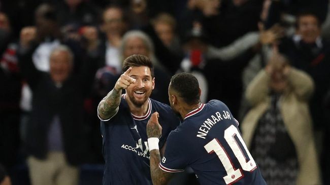 PSG Bungkam Manchester City 2-0, Messi Cetak Gol Perdana