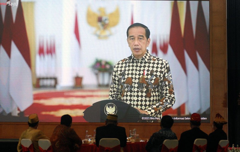Presiden Joko Widodo Sampaikan Ucapan Ulang Tahun DPD RI ke 17 Tahun