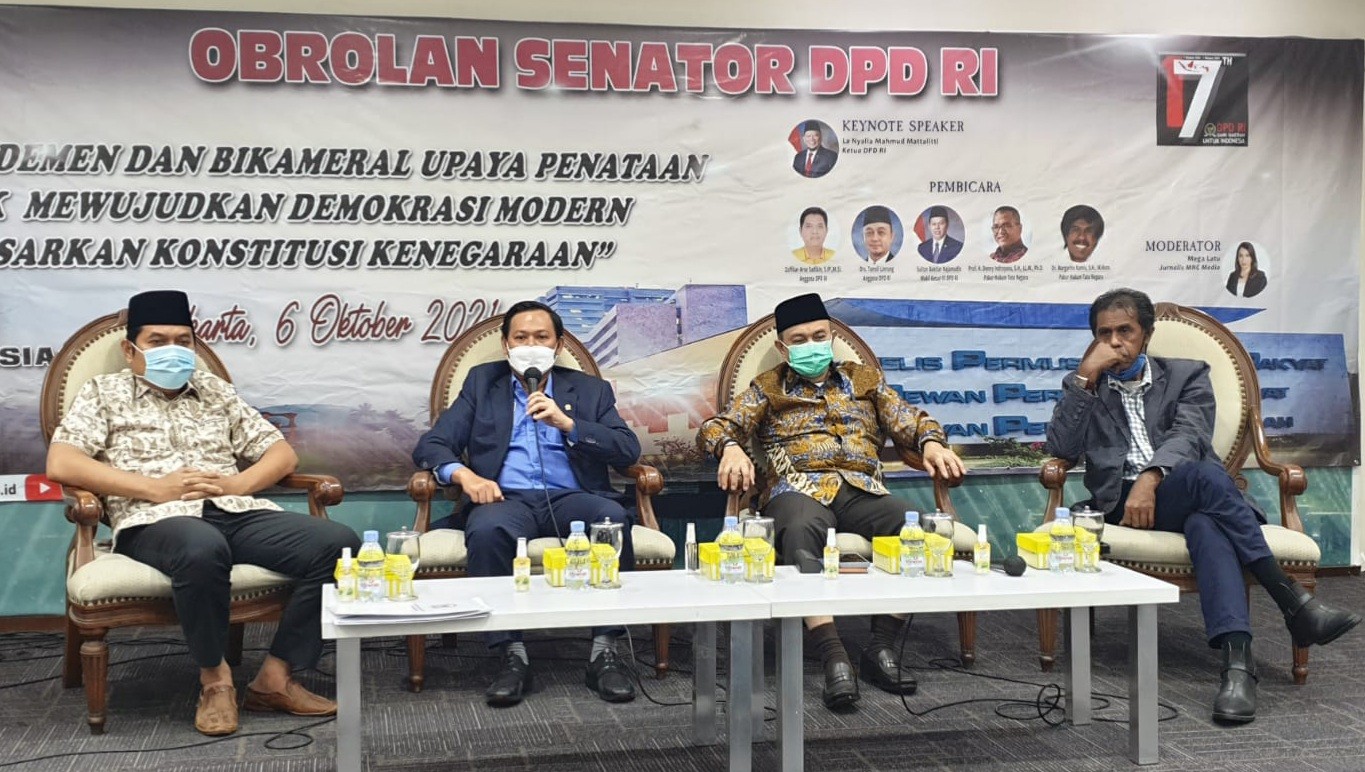 Penguatan DPD untuk Sempurnakan Sistem Kenegaraan