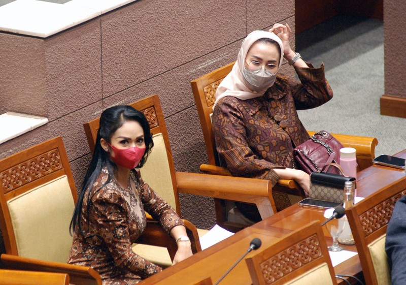 Krisdayanti (KD) Hadir Di Paripurna Penutupan DPR