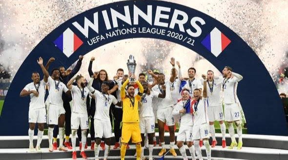 Menang Dramatis atas Spanyol, Prancis Juara UEFA Nations League 2021