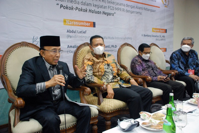 Mantan Menaker Abdul Latief, GBHN Sekarang PPHN Sangat Perlu