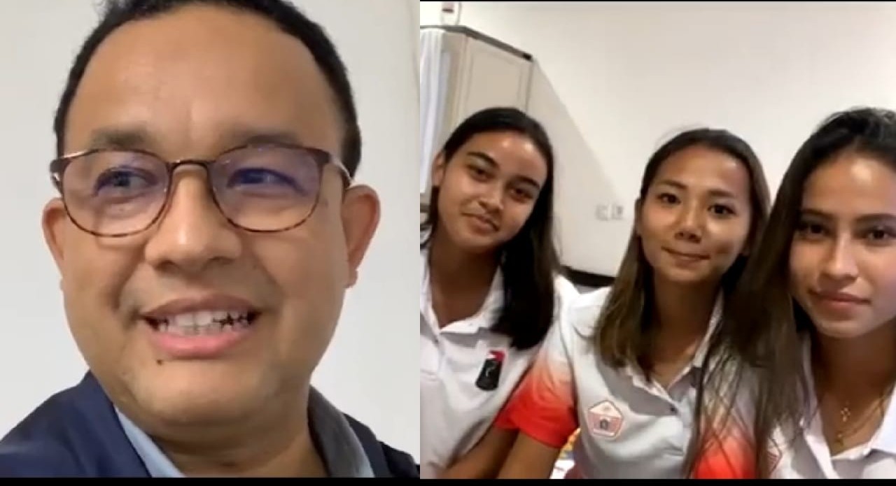 Anies Video Call Dengan Atlet, Netizen yang  Baper