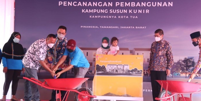 Anies Baswedan Bangun 33 Hunian Kampung Susun Kunir