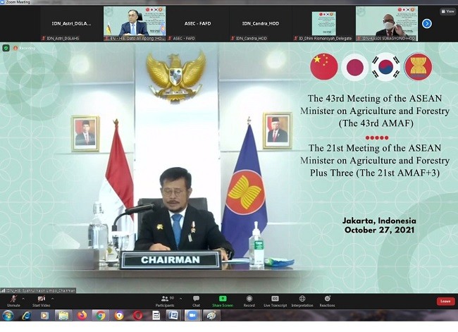 Di Forum AMAF ke-43, SYL dan Mentan se-ASEAN Bahas Kerja Sama Bidang Kesehatan Hewan 