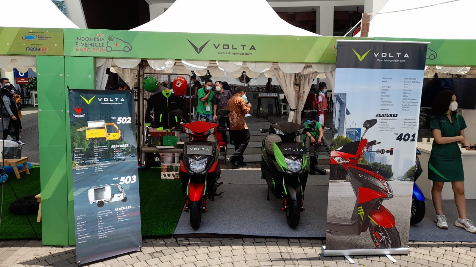 Anak Perusahaan Patungan NFCX – MCAS Group dan SiCepat Kenalkan Sepeda Motor Listrik Hemat Energi 'Volta'