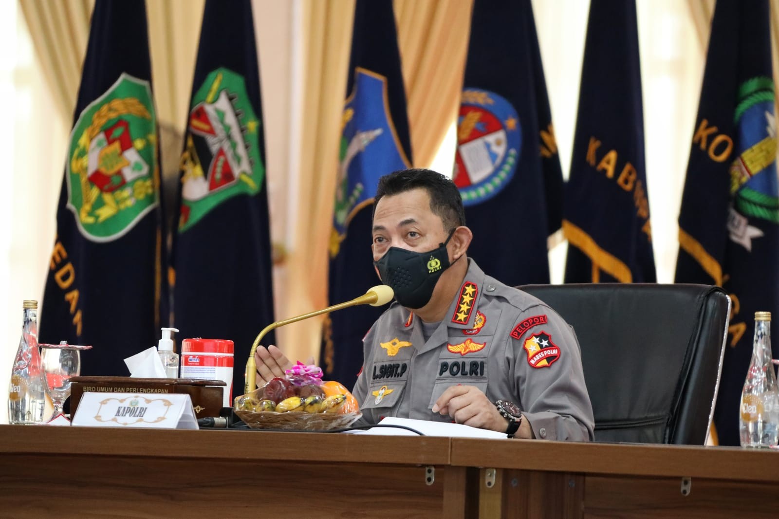 Cegah Klaster Nataru, Kapolri Minta Forkopimda Sumut Lakukan Langkah Antisipasi