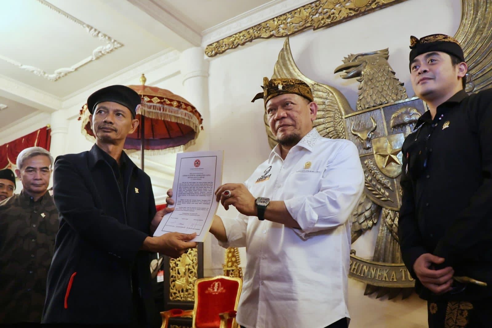 Saat Menutup Kongres Pemuda Marhaenis, LaNyalla Dapat Dukungan Jadi Presiden