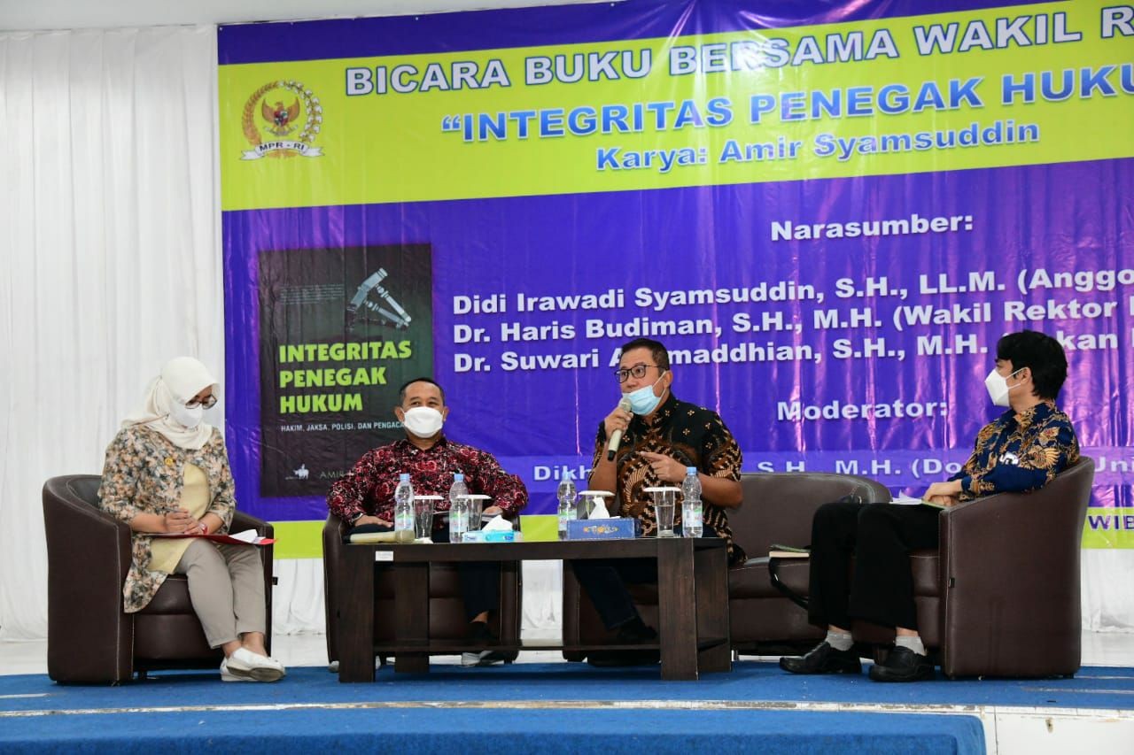 Di Kuningan, Perpustakaan MPR Kupas Buku ‘Integritas Penegak Hukum’