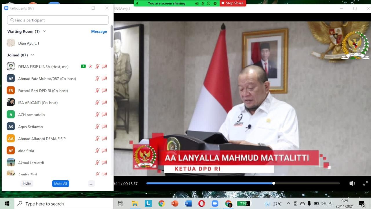 LaNyalla: Presidential Threshold Lemahkan Sistem Demokrasi