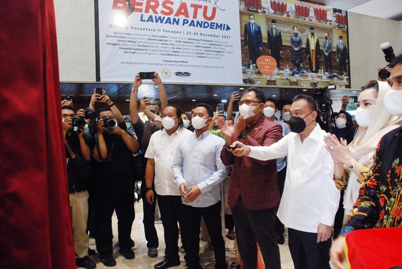 Buka Pameran Foto 'Warna-Warni Parlemen X', Dasco: Terima Kasih Kawan-kawan Jurnalis