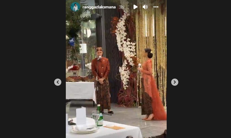 Romantis Abis, Vidi Aldiano Lamar Sheila Dara di Acara Ulang Tahun