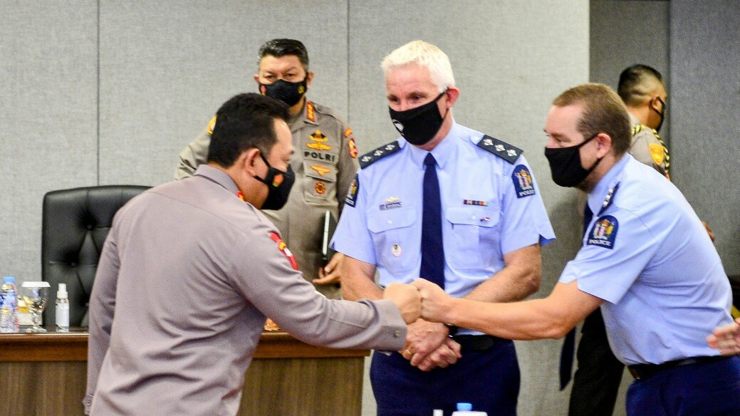 Cegah dan Berantas Kejahatan Transnasional, Polri Bekerjasama dengan Polisi Selandia Baru