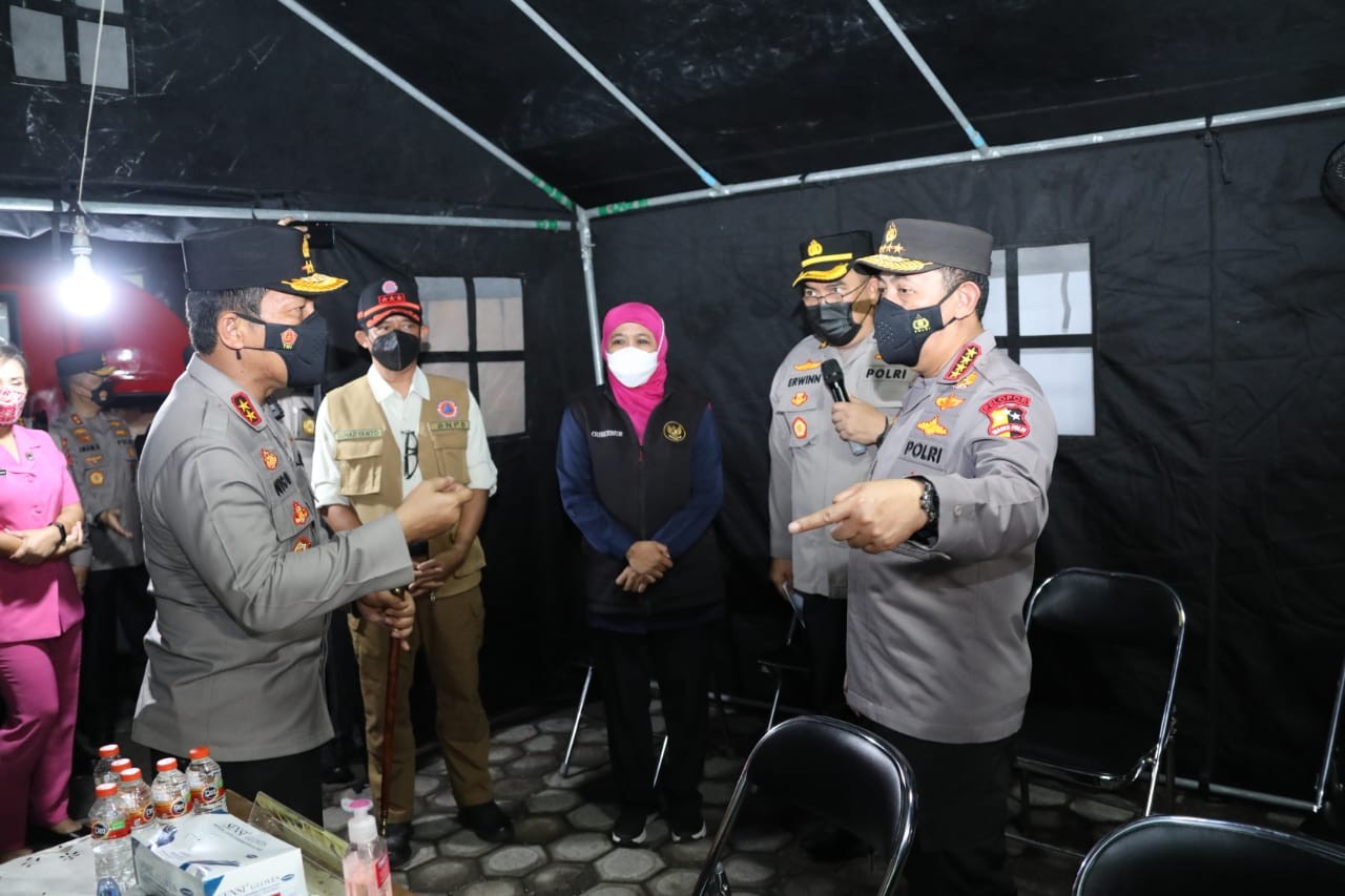 Pasca Erupsi Semeru, Kapolri Paparkan Langkah Penanganan Jangka Pendek dan Menengah