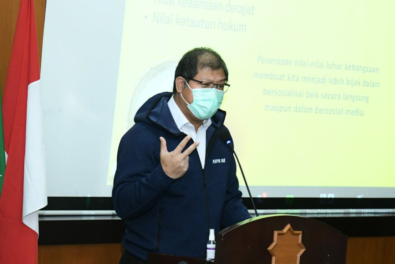MPR Menyapa Sahabat Kebangsaan, Budi Muliawan: Nilai Kebangsaan Menjadi Dasar Bijak Bermedia Sosial