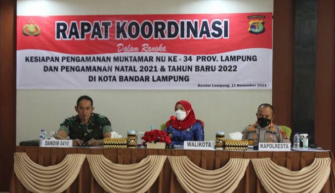 Kapolresta Bandarlampung Ajak Semua Pihak Bekerja Sama Amankan Muktamar NU