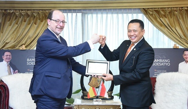 Terima Dubes Spanyol untuk Indonesia, Bamsoet Dorong Peningkatan Kerja Sama Bilateral