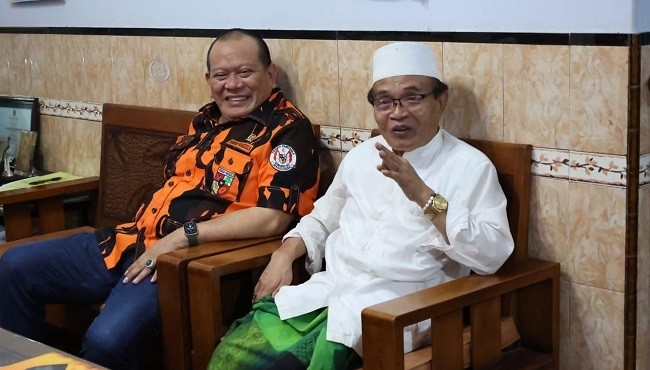 Berkunjung ke Ponpes Al Hikmah, Tulungagung, Lanyalla Bahas PT 0 Persen dan RUU TPKS