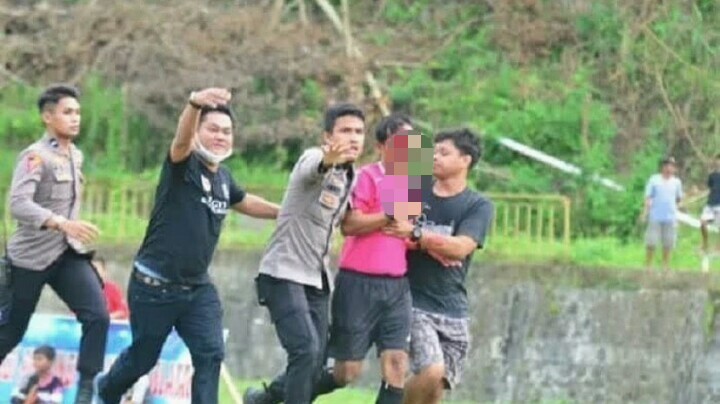 Keroyok Wasit Saat Bertanding, Enam Pemain Liga 3 Jadi Tersangka