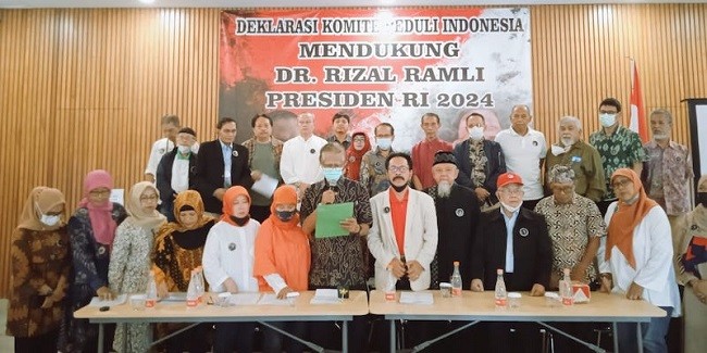 KPI Deklarasi Dukungan untuk Rizal Ramli Maju Capres 2024 