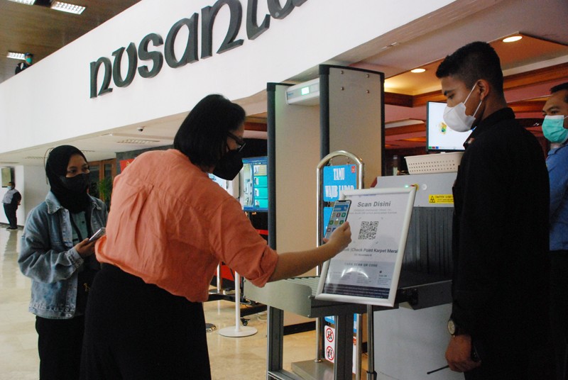 Pengamanan Covid-19 Scan Barcode PeduliLindungi