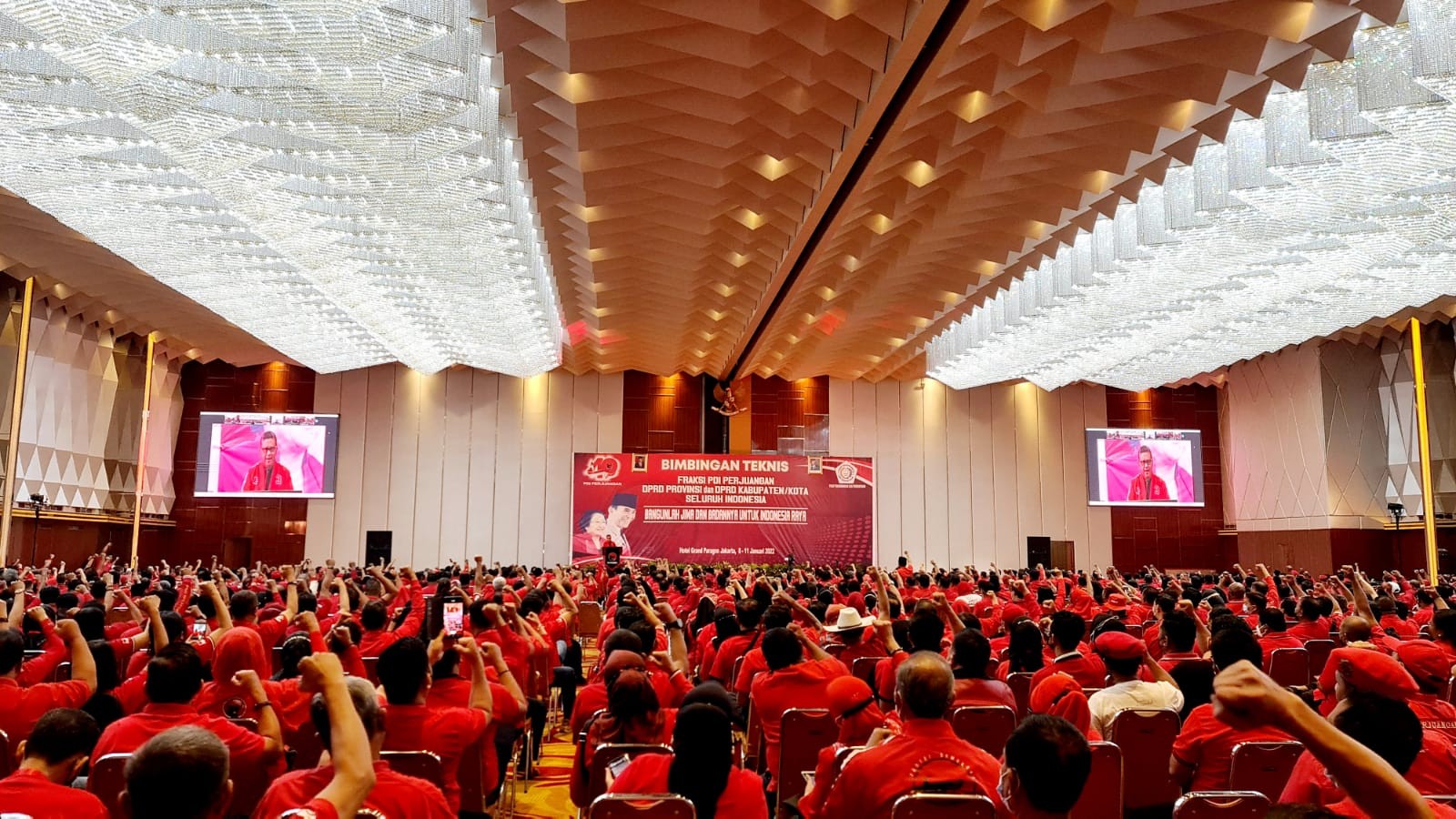 Sambut HUT ke-49, PDIP Gelar Bimtek bagi Ribuan Legislator Seluruh Indonesia