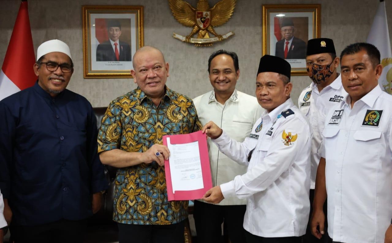Sikapi Peraturan Menteri Keuangan, APDESI Minta Dukungan Ketua DPD RI