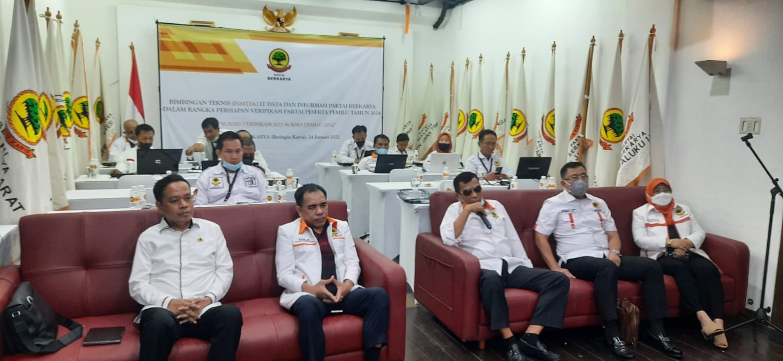 Jelang Verifikasi Parpol Peserta Pemilu 2024, Berkarya Gelar Bimtek IT Data dan Informasi