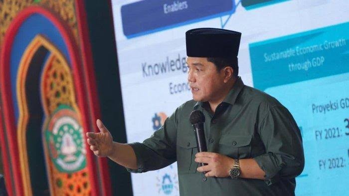 Erick Thohir Masuk Tiga Besar Capres Pilihan Warga NU